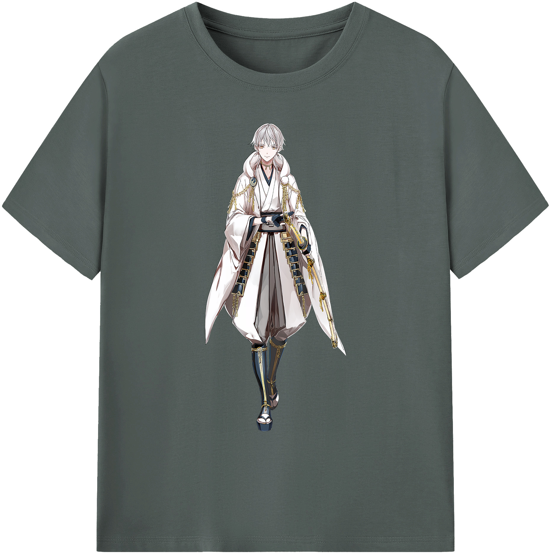 （画像用） 刀剣乱舞 Touken Ranbu 綿100％ メンズ半袖Tシャツ｜肌触りやわらか＆通気性